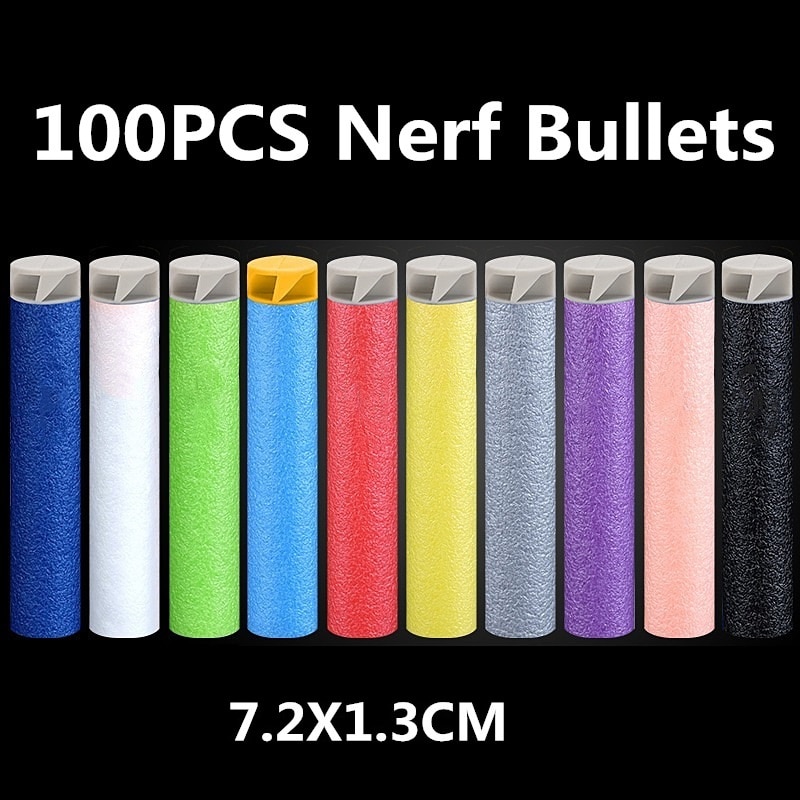 Nerf  Ӹ ȣ 100PCS 7.2cm Nerf  Ѿ  Ʈ ..